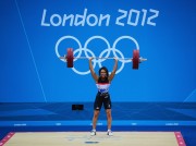Зои Смит - at the weightlifting women’s 58kg event at The Excel Centre in London, 30 July (52xHQ) Eb46ea213930545