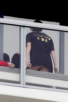 Balcony Upskirt 97