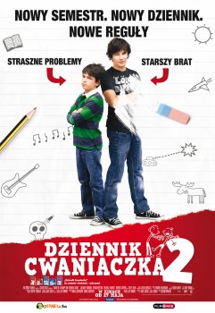 Polski plakat filmu 'Dziennik Cwaniaczka 2'