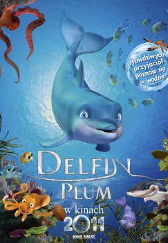 Polski plakat filmu 'Delfin Plum'