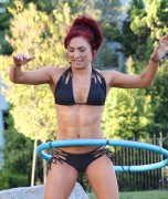 Sharna Burgess - poses for a photoshoot in LA 4/6/15