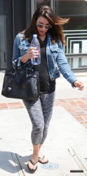 [Tag] Lea Michele - Leaving Nail Salon in LA - 04/14/2015