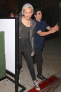 Miley Cyrus - Leaving the Improv Comedy Club in West Hollywood 04/23/2015