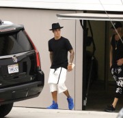 Justin Bieber - Recording studio in Hollywood 05/21/2015